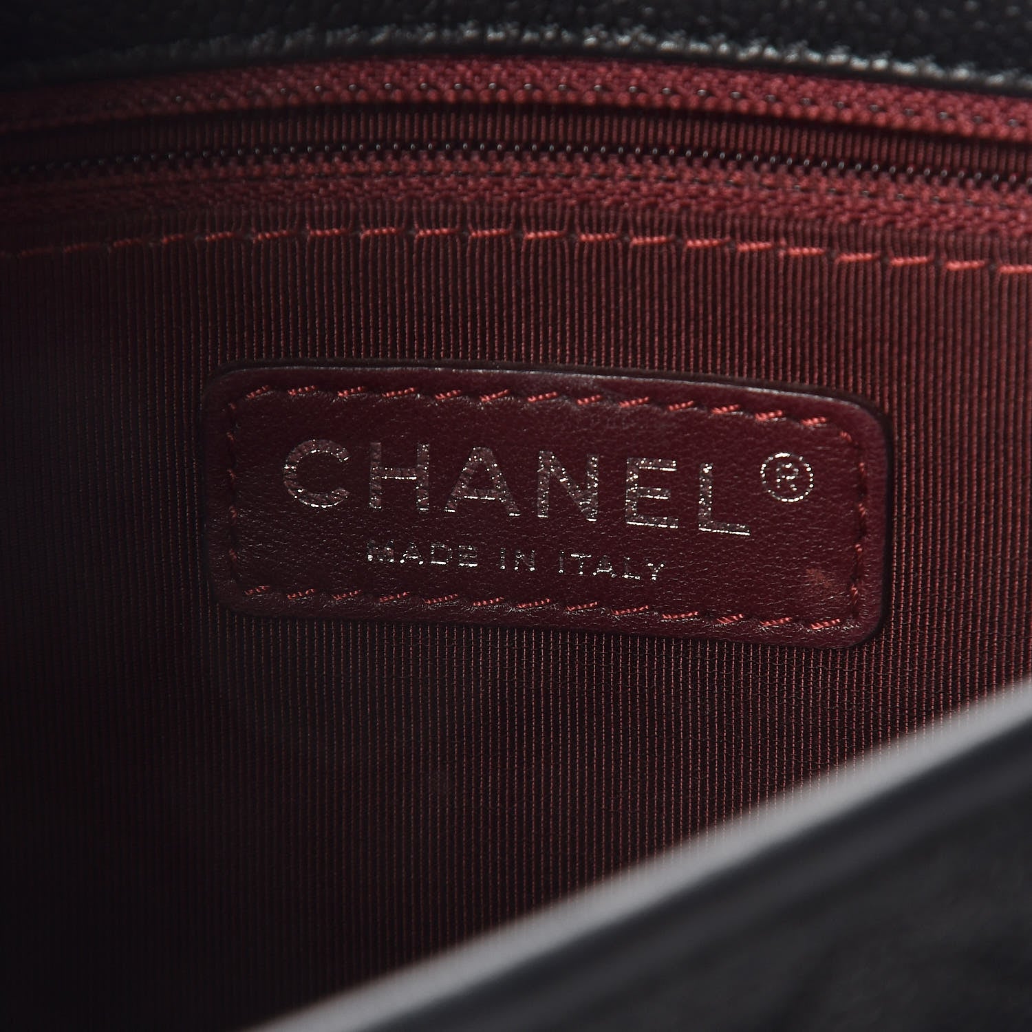 Chanel Caviar Quilted Mini French Riviera Flap Black 6 of 9