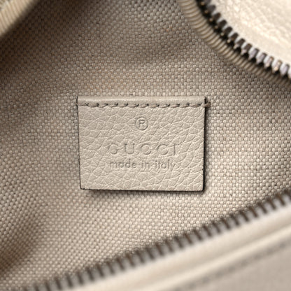 Gucci Grained Calfskin Small Logo Belt Bag White 6 of 9