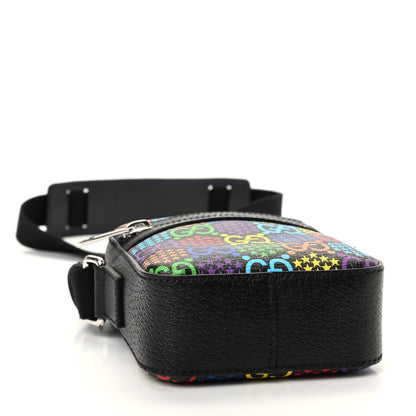 Gucci GG Supreme Monogram Psychedelic Messenger Bag Black 4 of 9