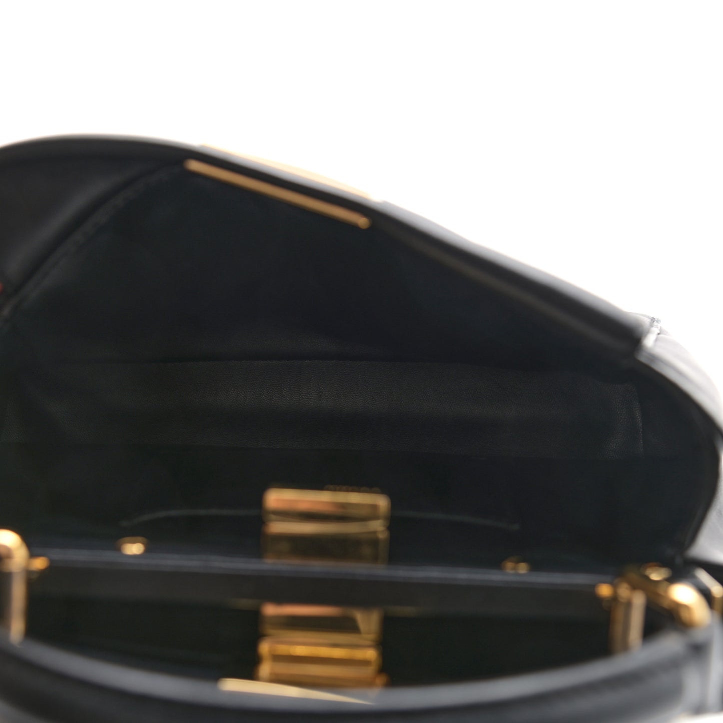 Nappa Mini Peekaboo Iconic Satchel Black