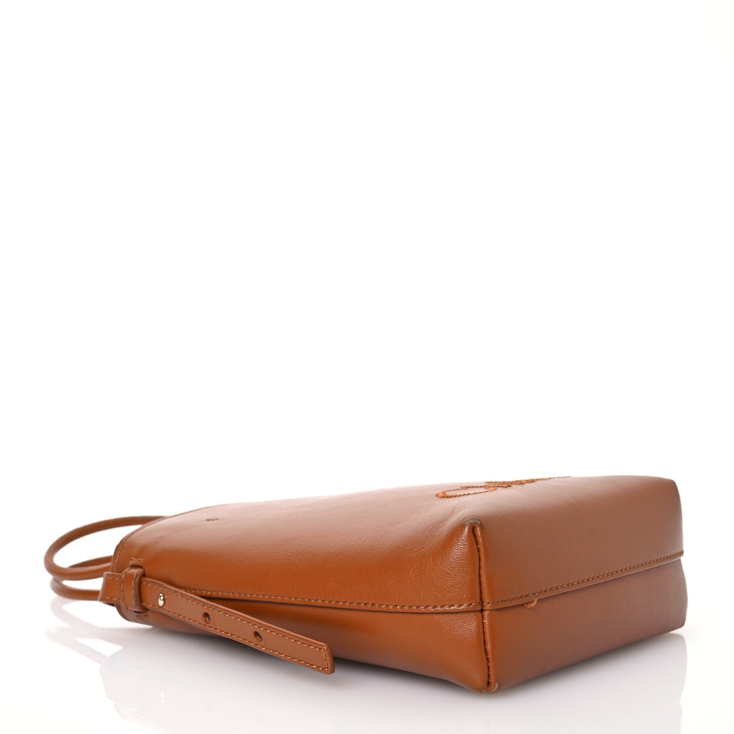 Chloe Shiny Calfskin Micro Sense Tote Bag Caramel 5 of 21
