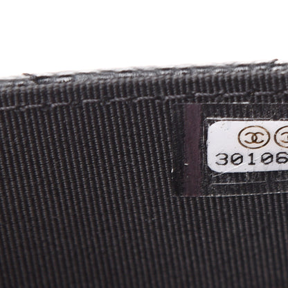 Chanel Caviar Quilted Flap Card Holder Wallet Black 7 of 8