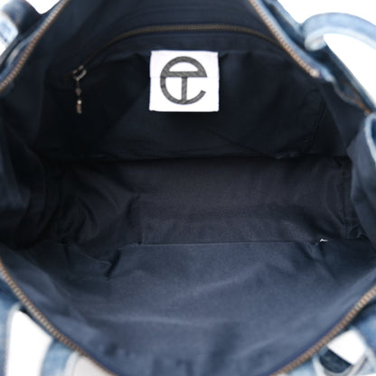Telfar Denim Medium Shopping Bag Blue 5 of 10