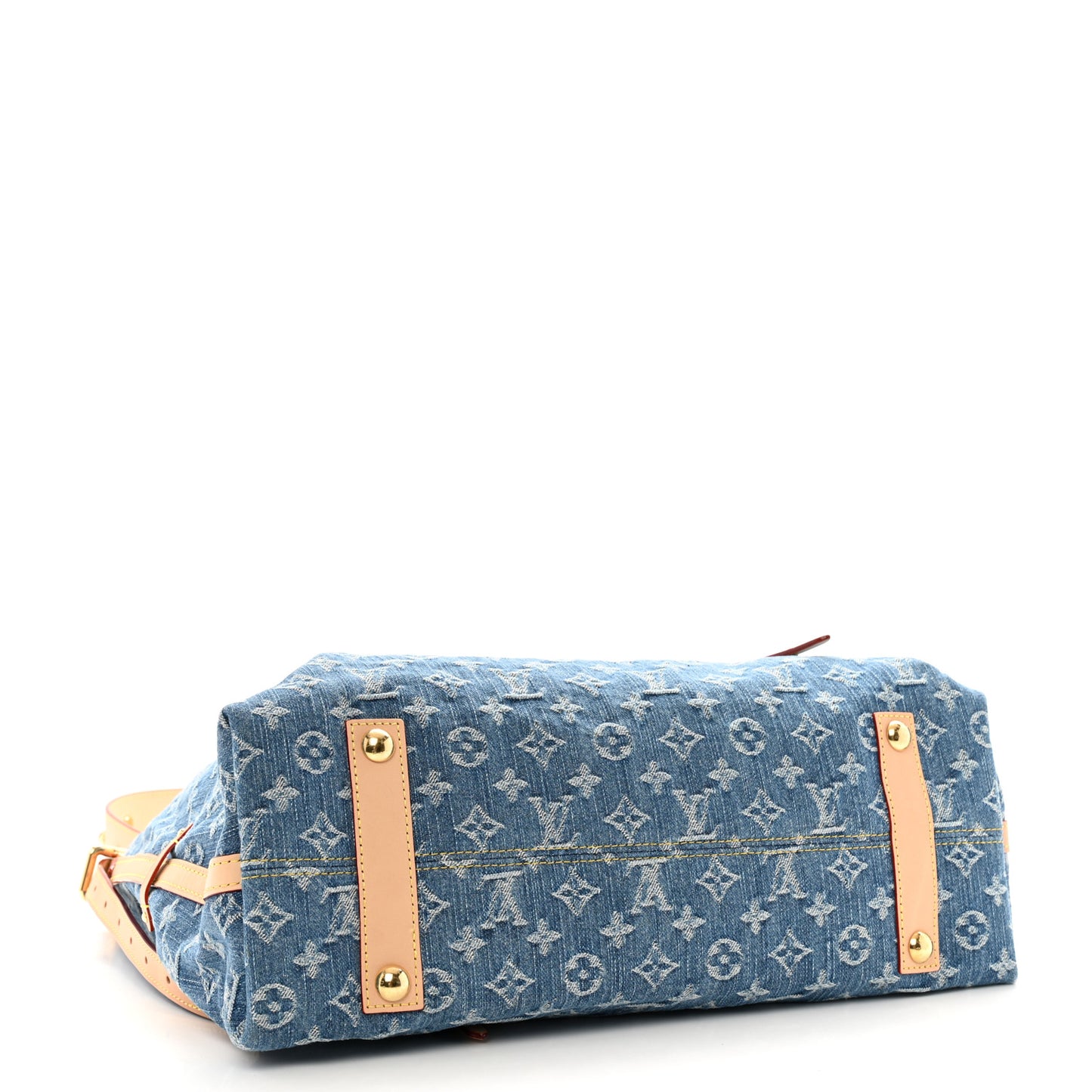 Monogram Denim CarryAll MM Blue