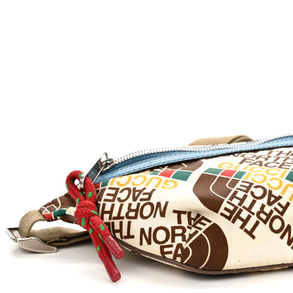 Gucci X THE NORTH FACE Econyl Nylon Belt Bag White Sky Blue 9 of 11