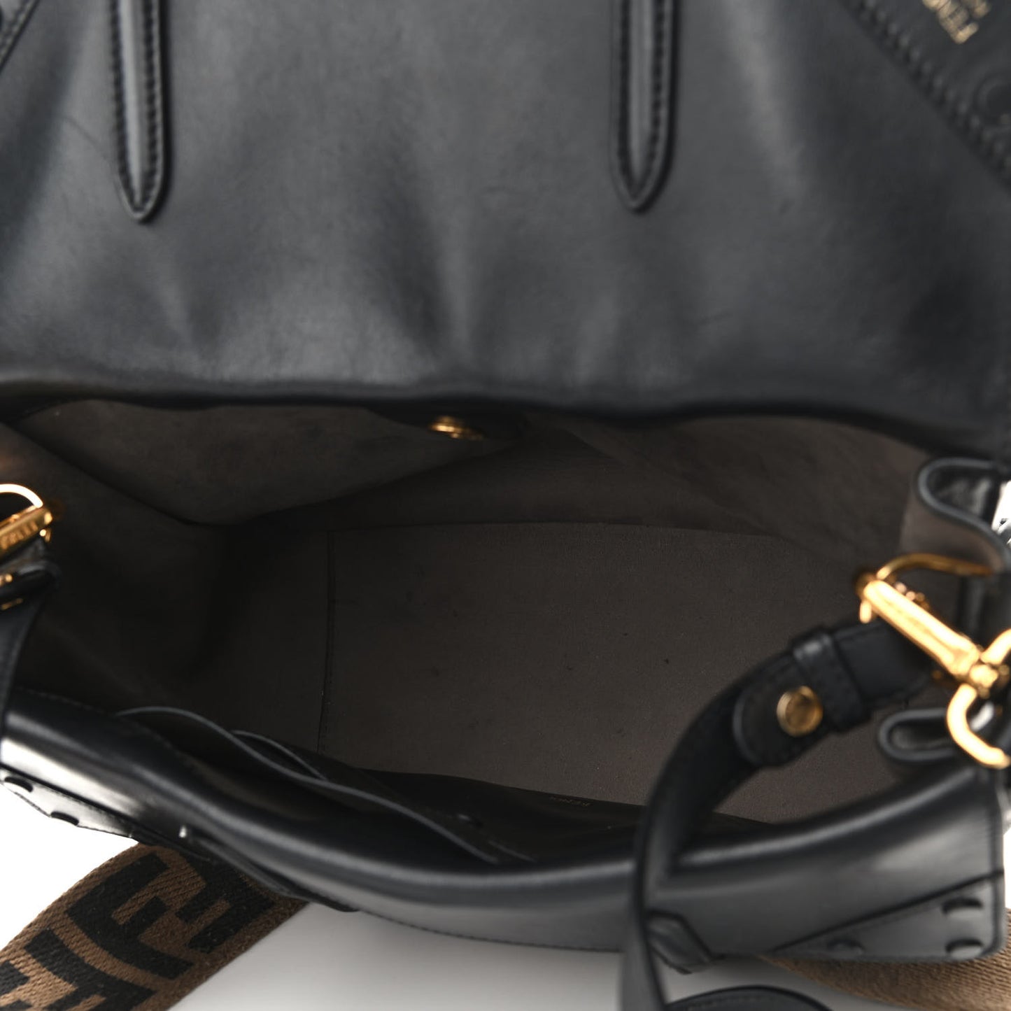 Vitello Grace Matte Large Flip Tote Black