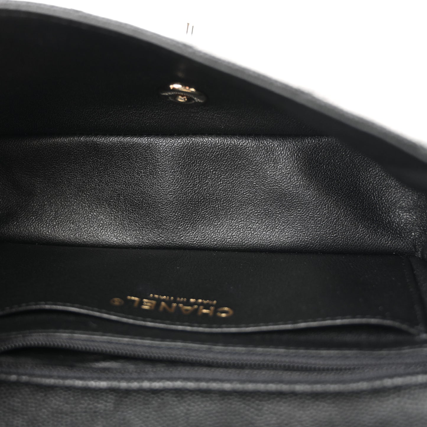 Caviar Quilted Mini Rectangular Flap Black