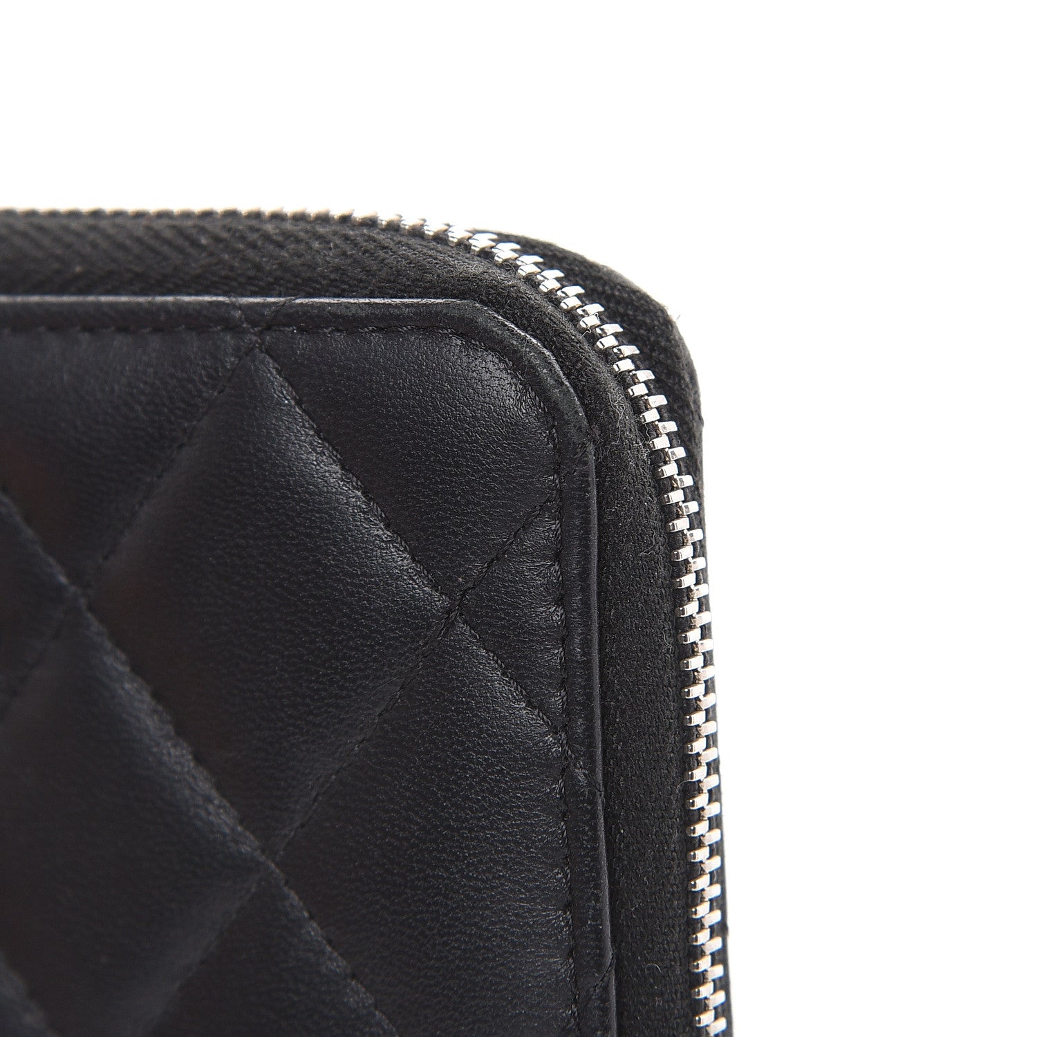 Chanel Lambskin Quilted Key Holder Case Black 11 of 12