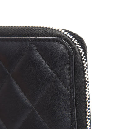 Chanel Lambskin Quilted Key Holder Case Black 11 of 12