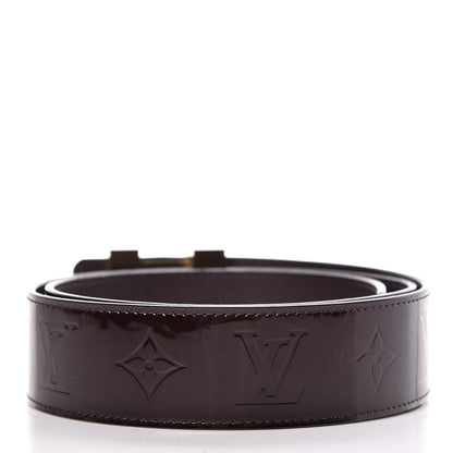 Louis Vuitton Vernis LV Facettes Belt 90 36 Amarante 3 of 10