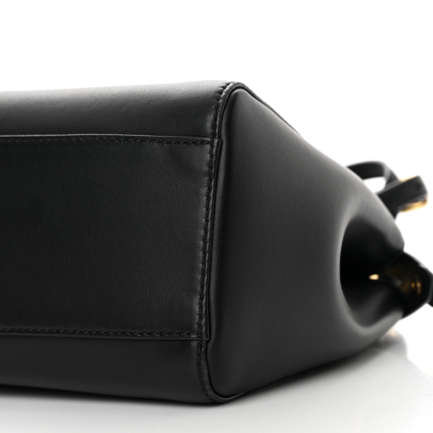 Fendi Nappa Mini Peekaboo Iconic Satchel Black 12 of 17