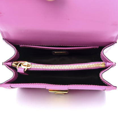 MCM Visetos Mini Tracey Satchel Pink 4 of 8