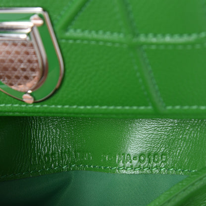 Christian Dior Grained Calfskin Cannage Diorama Elancee Wallet Green 7 of 7