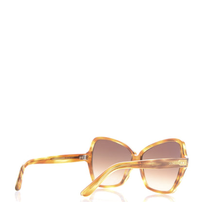 Celine Acetate Butterfly Sunglasses CL40064I Havana 3 of 7