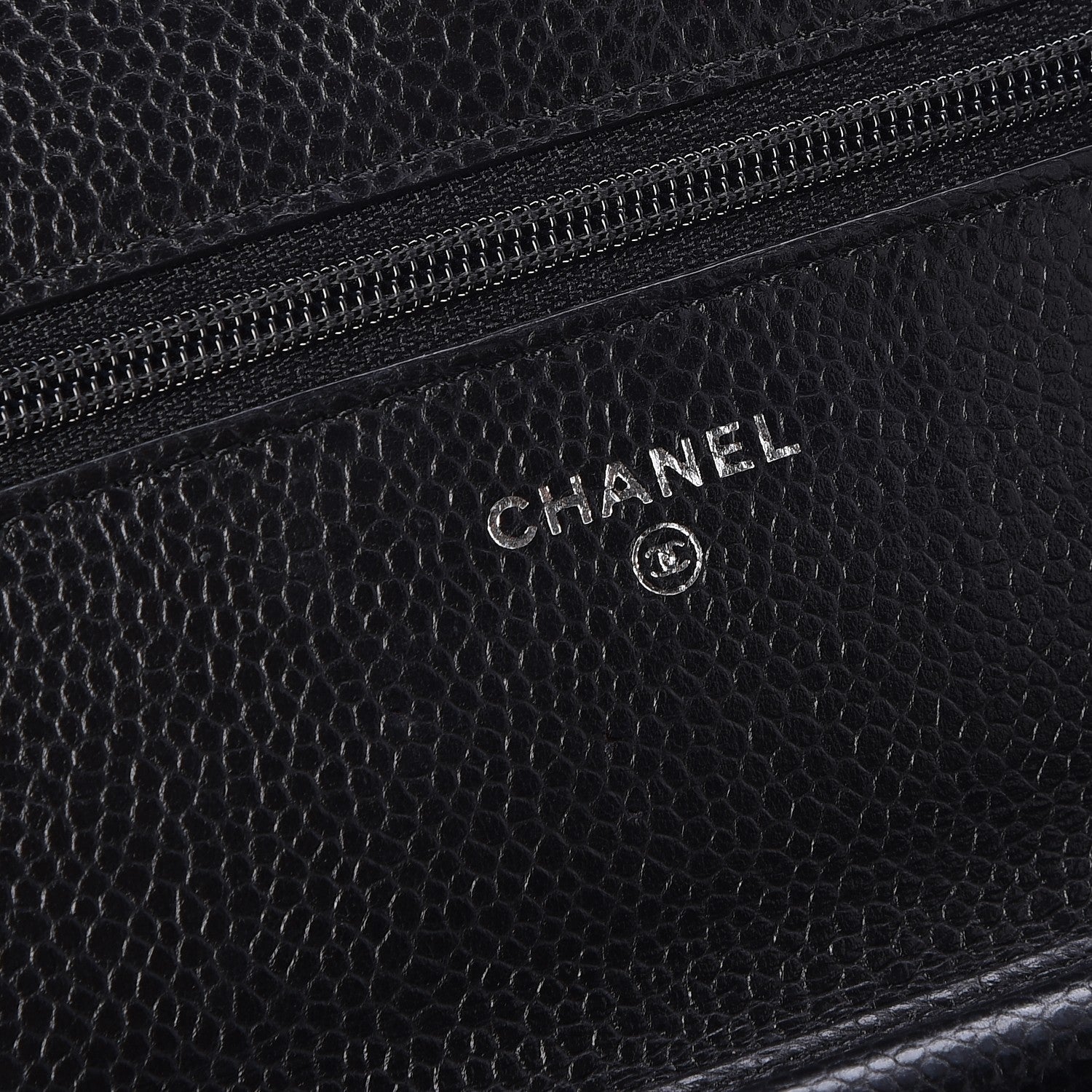 Chanel Caviar Quilted Wallet On Chain WOC Black 6 of 9