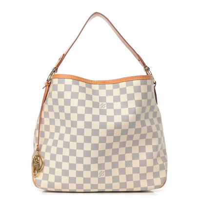 Louis Vuitton Damier Azur Delightful PM Rose Ballerine 1 of 15