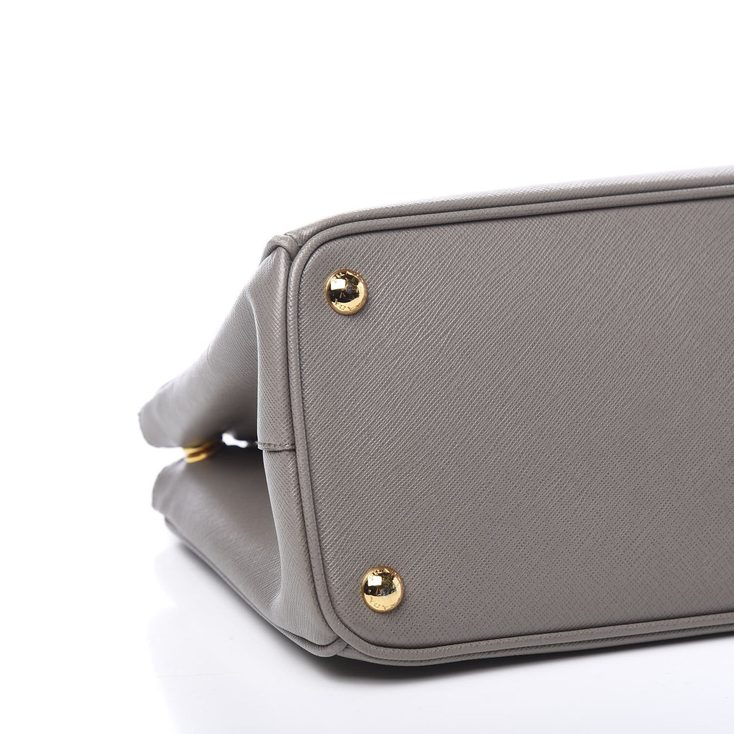 Saffiano Small Galleria Double Zip Tote Argilla