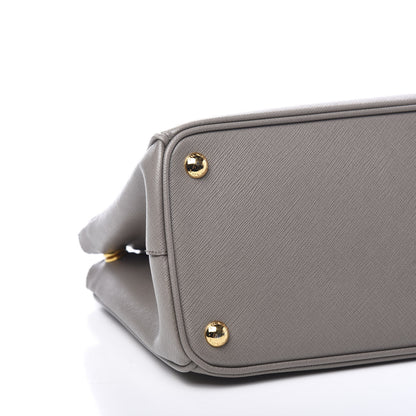 Prada Saffiano Small Galleria Double Zip Tote Argilla 7 of 10