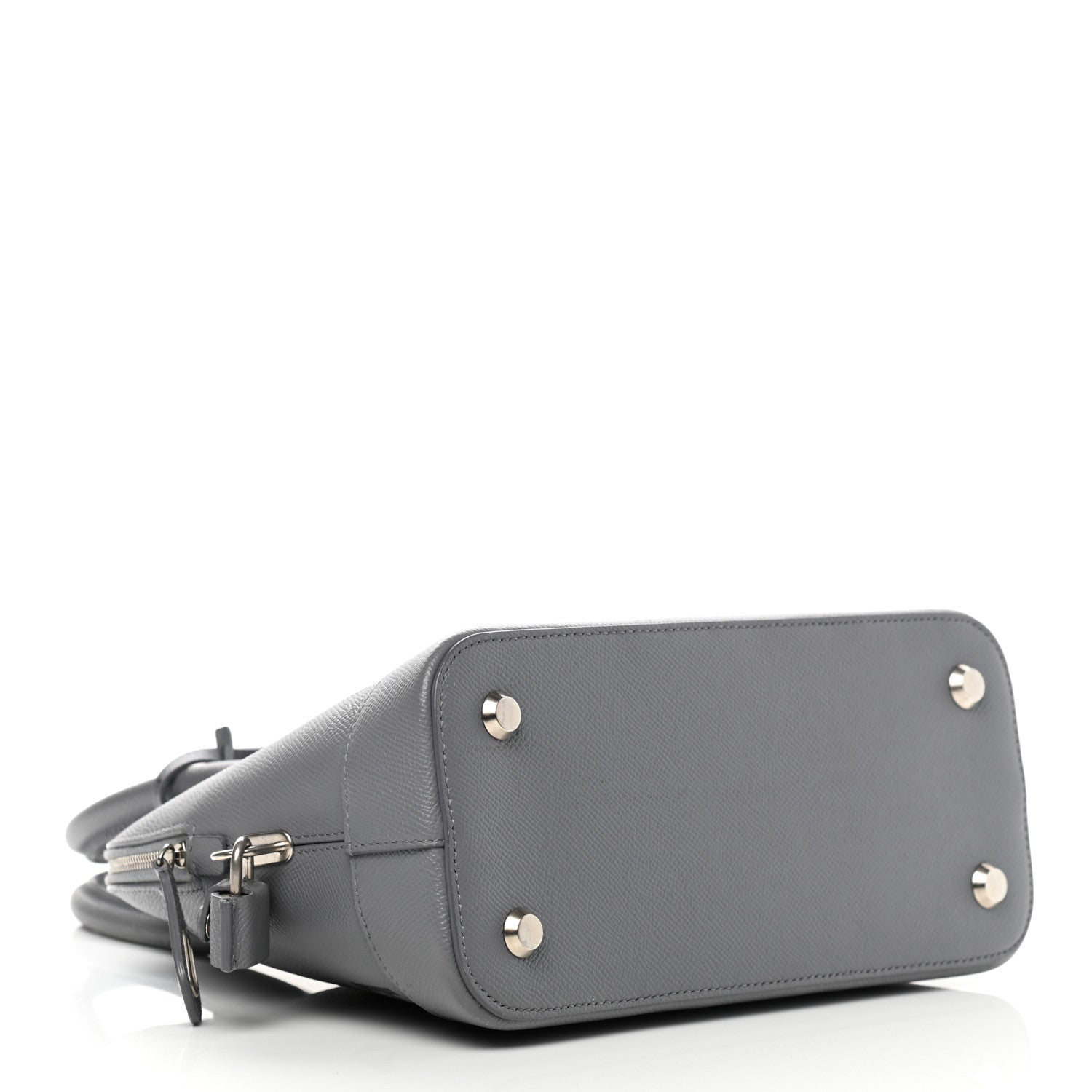 Balenciaga Grained Calfskin S Ville Top Handle Bag Gris Glace 4 of 14
