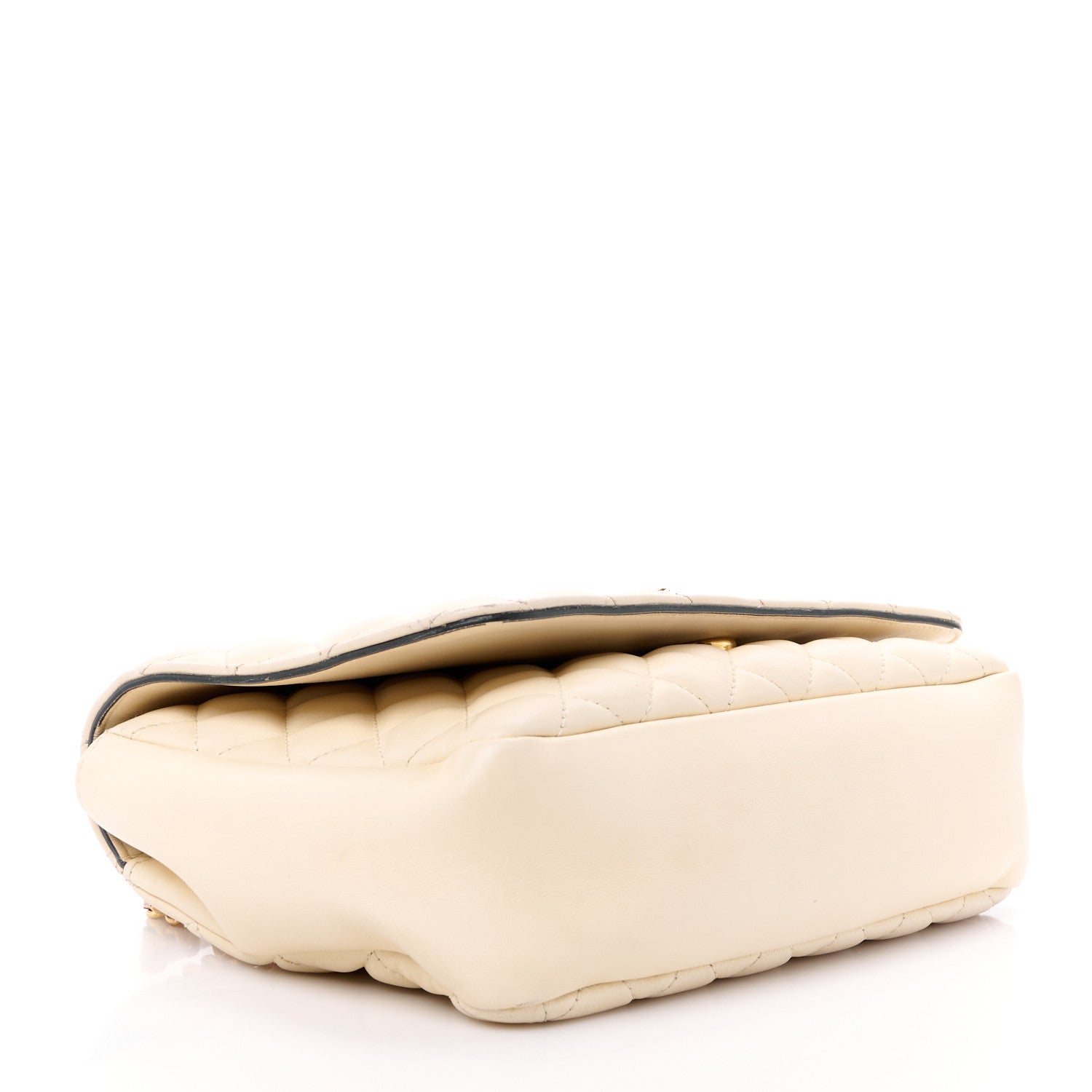 Versace Nappa Quilted Medusa Chain Crossbody Beige 4 of 16