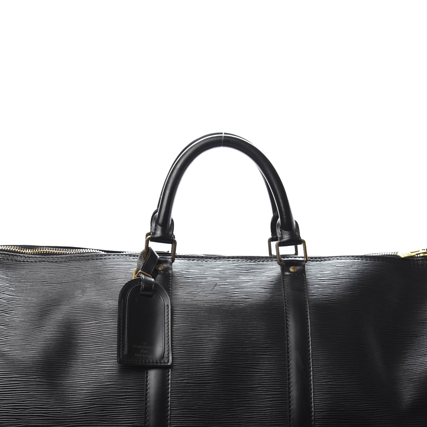 Louis Vuitton Epi Keepall 50 Black 9 of 15