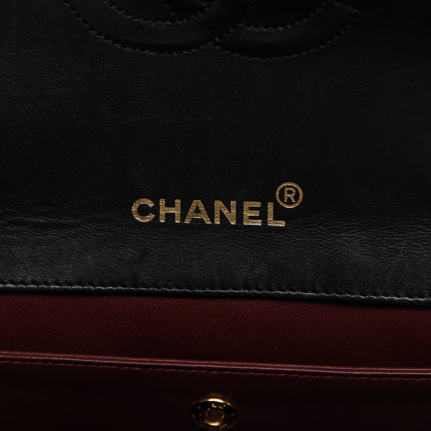 Lambskin Quilted Small Single Flap Black