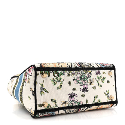 Christian Dior Canvas D-Constellation Embroidered Medium Lady D-Lite Latte Multicolor 4 of 10