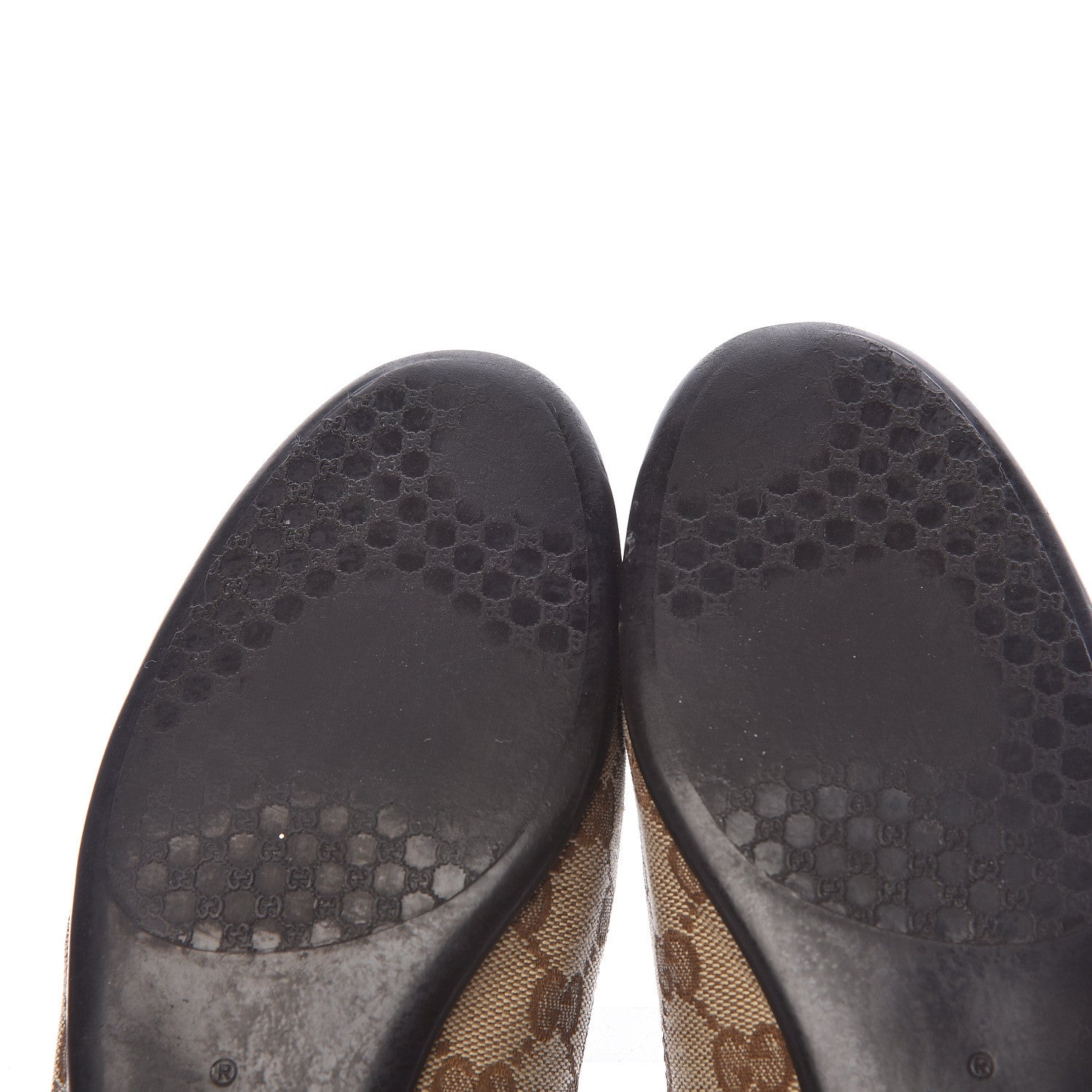 Gucci GG Monogram Ballet Flat 36.5 Beige Ebony 12 of 16