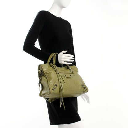 Balenciaga Agneau Classic Hardware City Light Olive 3 of 8