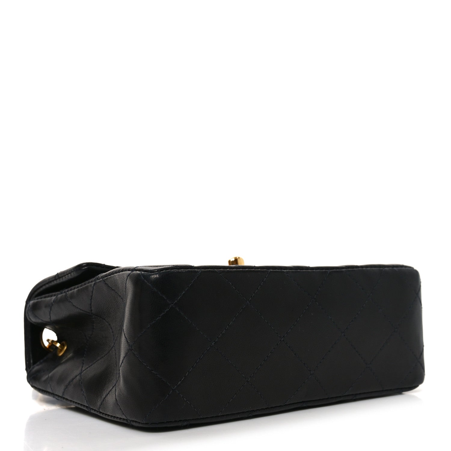Chanel Lambskin Quilted Mini Square Flap Black 4 of 12