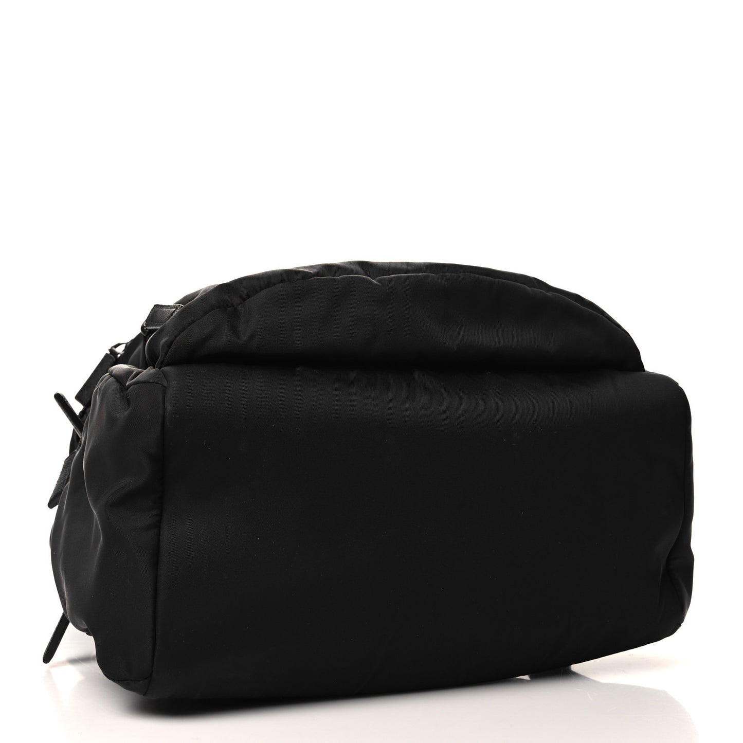 Nylon Montagna Saffiano Day Backpack Black