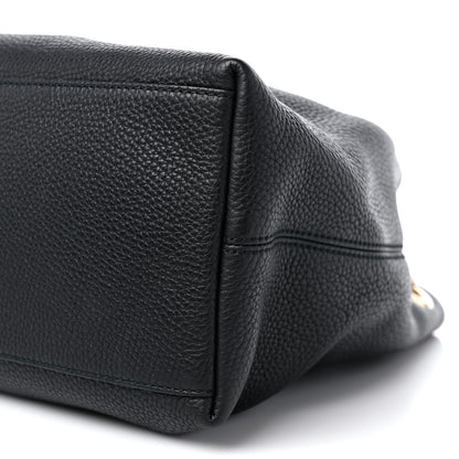 Gucci Pebbled Calfskin Medium Soho Chain Shoulder Bag Black 9 of 10