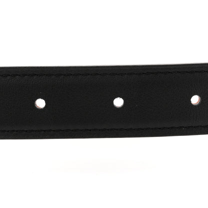 Hermes Swift Epsom 32mm H Belt 90 36 Orange Black 3 of 7
