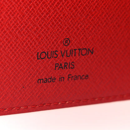 Louis Vuitton Epi Medium Ring Agenda Cover Rouge 6 of 7