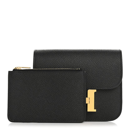 Hermes Epsom Constance Slim Wallet Black 3 of 9