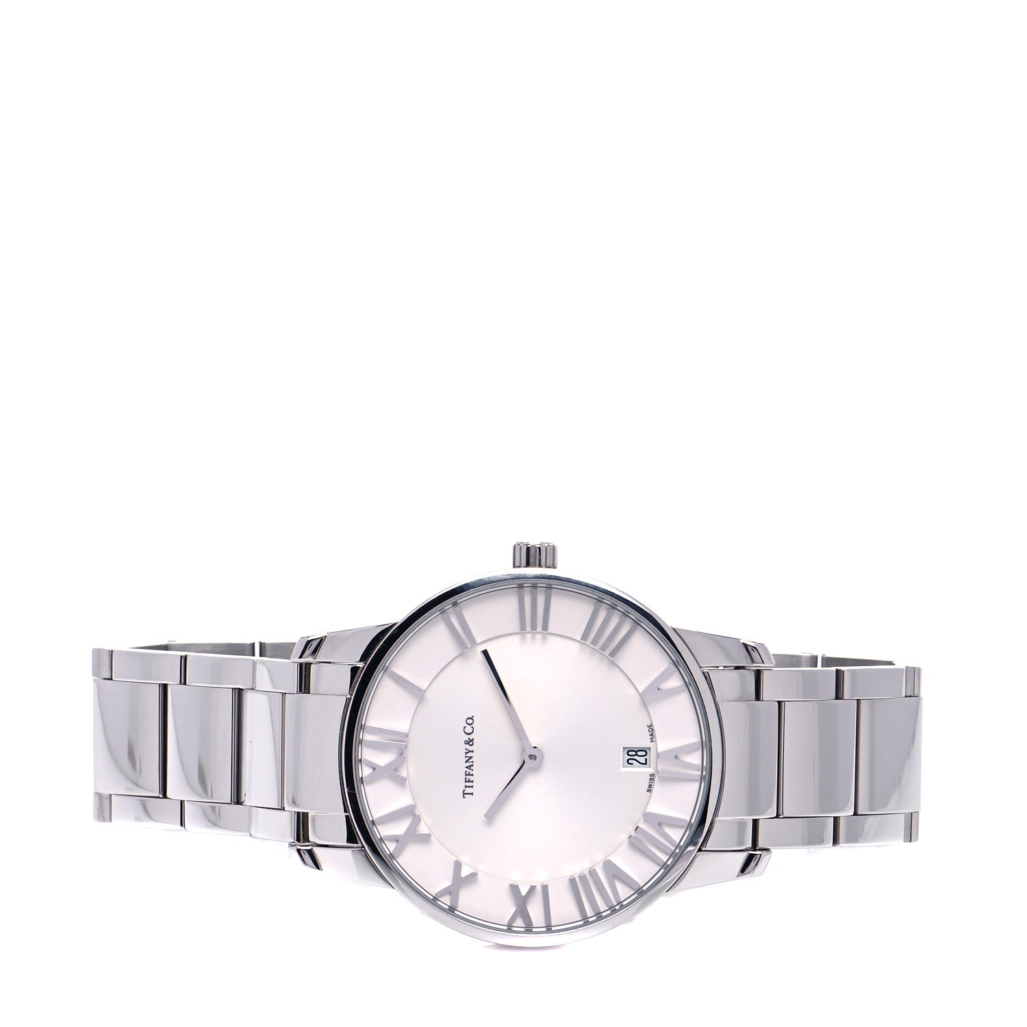 Tiffany Stainless Steel 37mm Atlas 2-Hand Quartz Watch 2 of 5