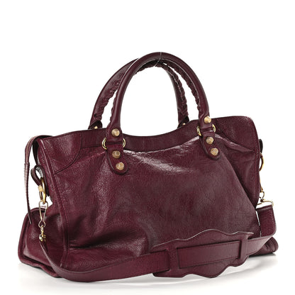 Balenciaga Agneau Giant 12 Gold Hardware City Violet Prune 2 of 10