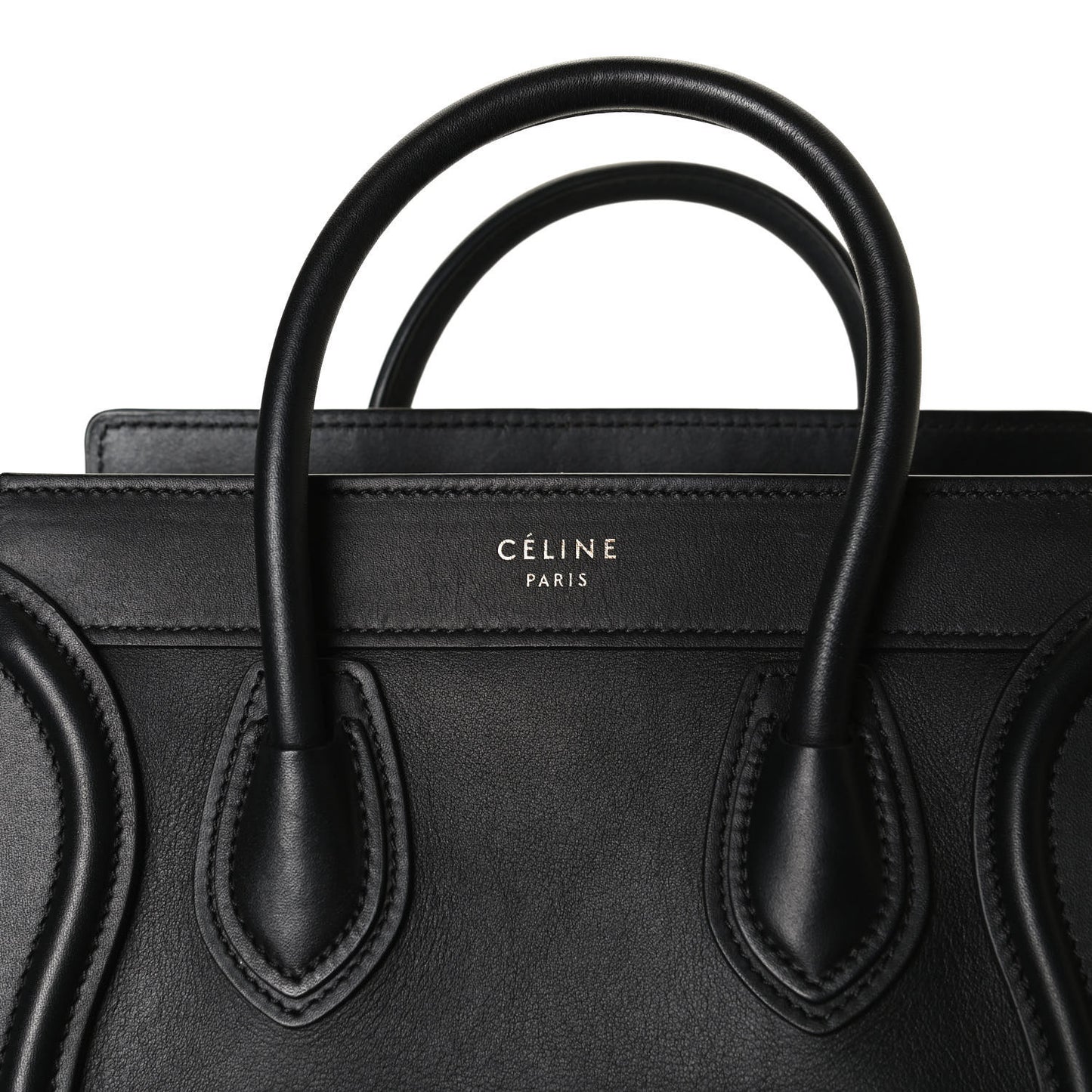Smooth Calfskin Nano Luggage Black