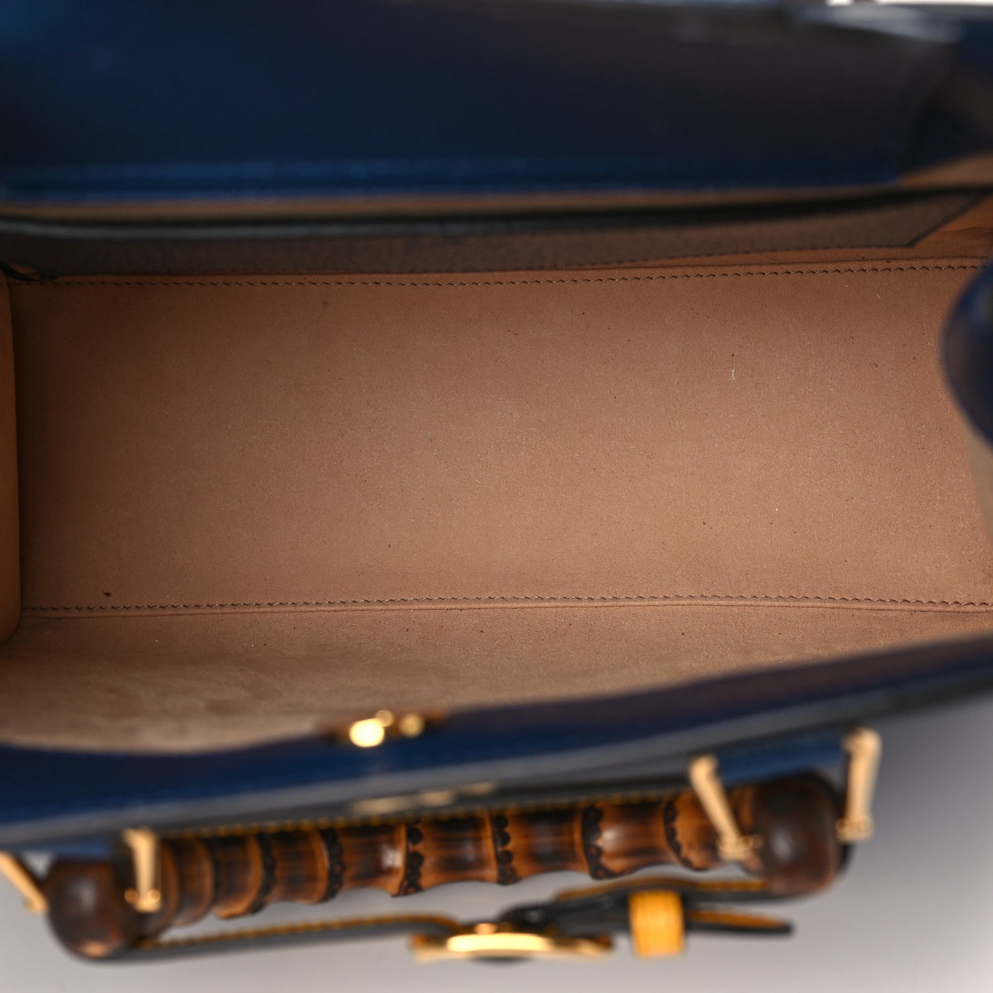 Textured Dollar Calfskin Web Small Diana Tote Bag Royal Crop