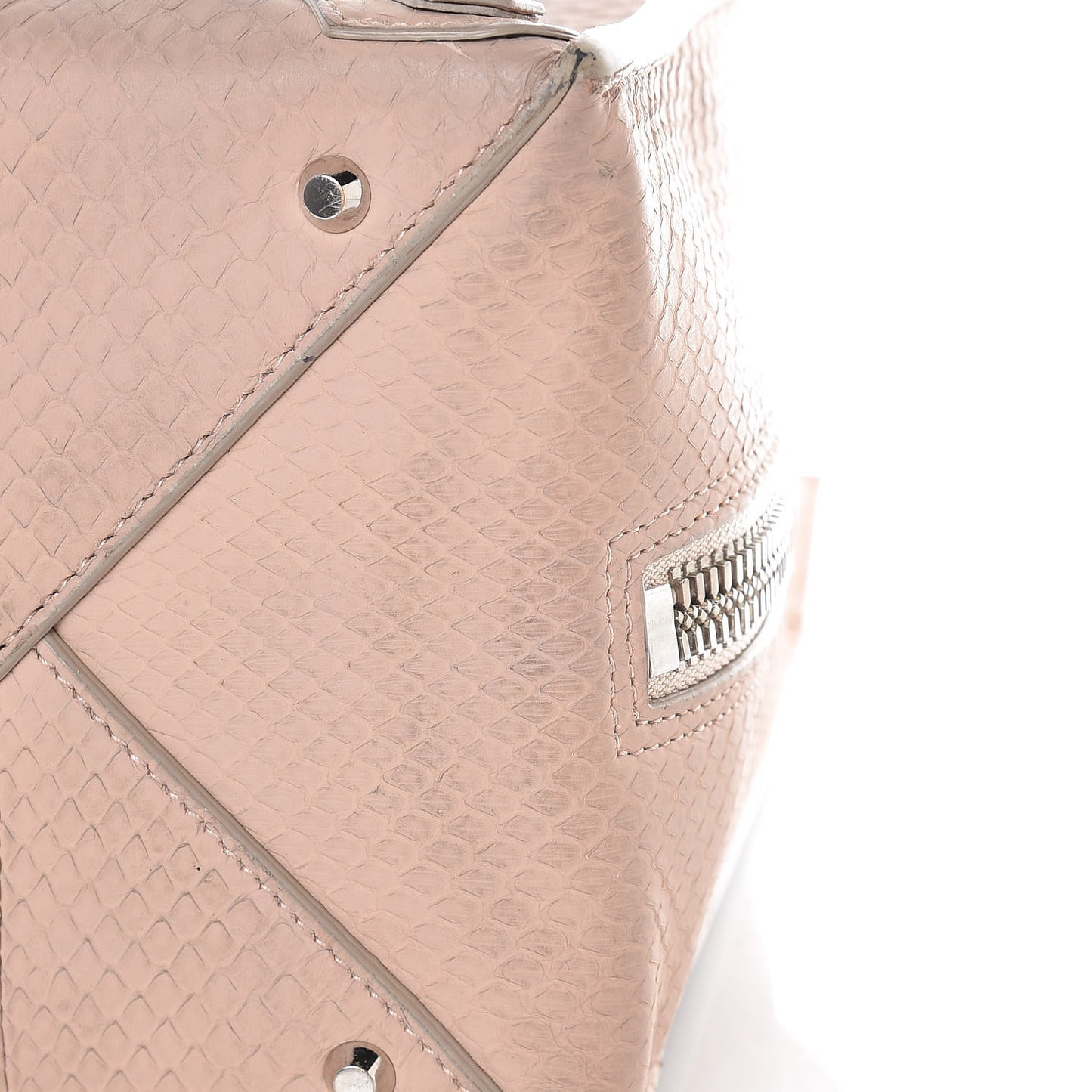 Python Papier A5 Zip Around Tote Old Rose