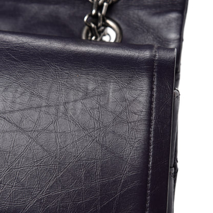 Chanel Aged Calfskin Quilted 2.55 Reissue 227 Flap Dark Purple 8 of 12