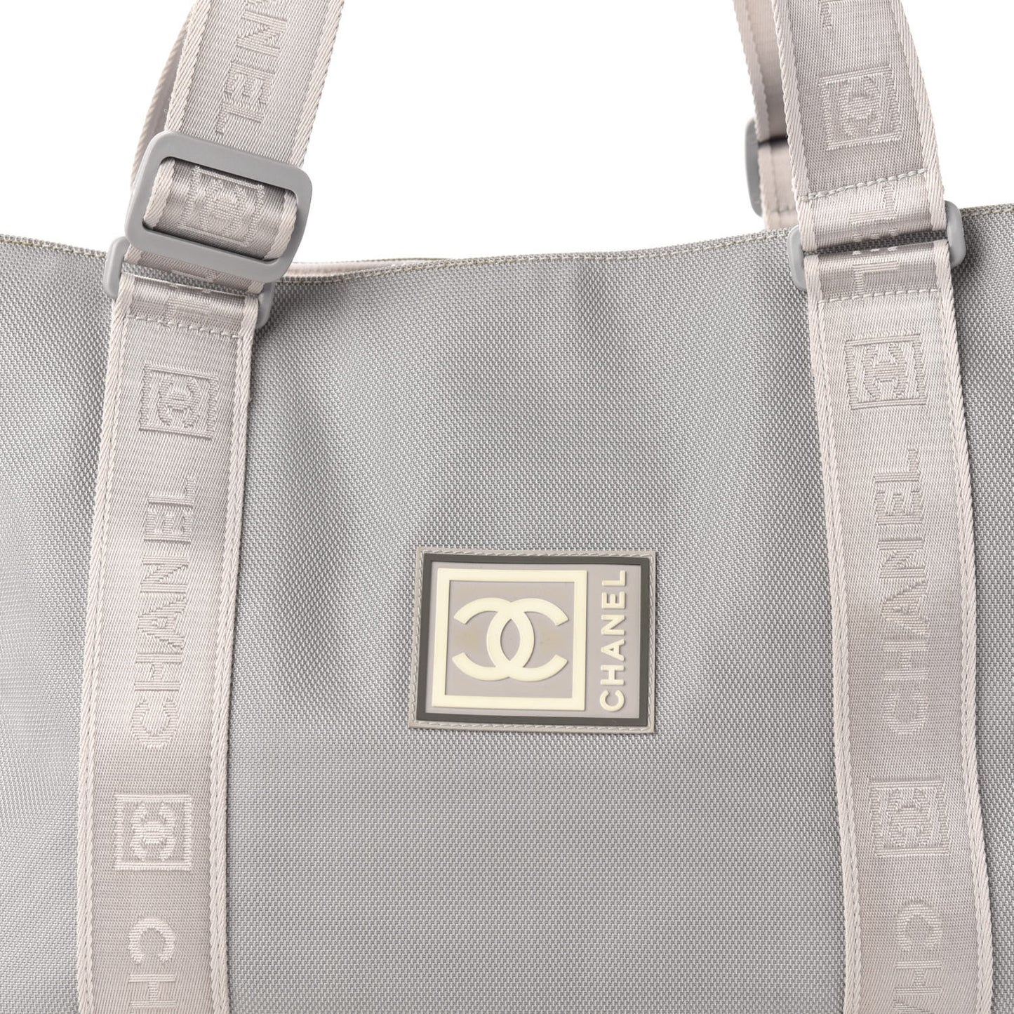 Nylon Sport Tote Grey