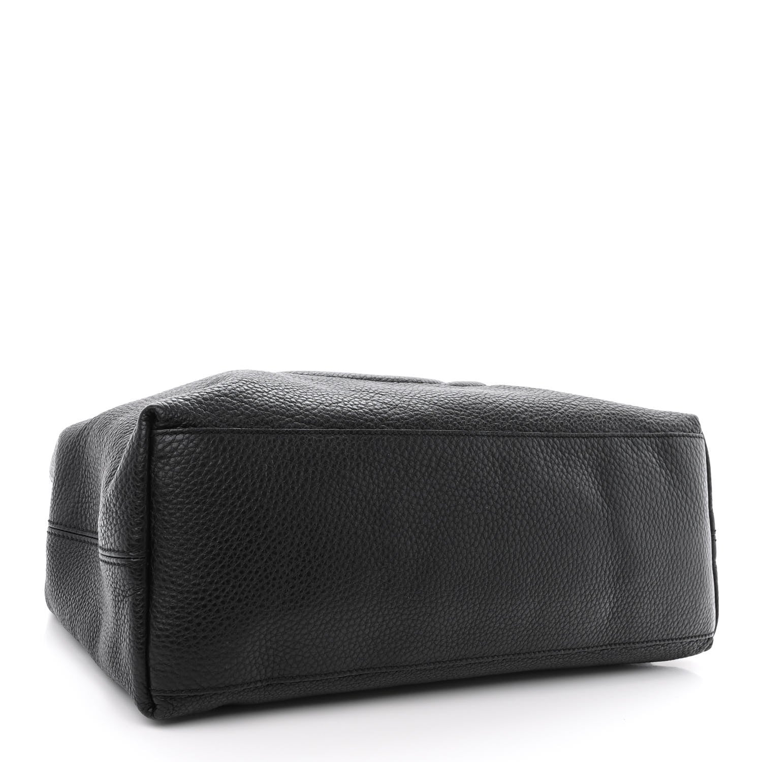 Gucci Pebbled Calfskin Medium Soho Chain Shoulder Bag Black 4 of 11