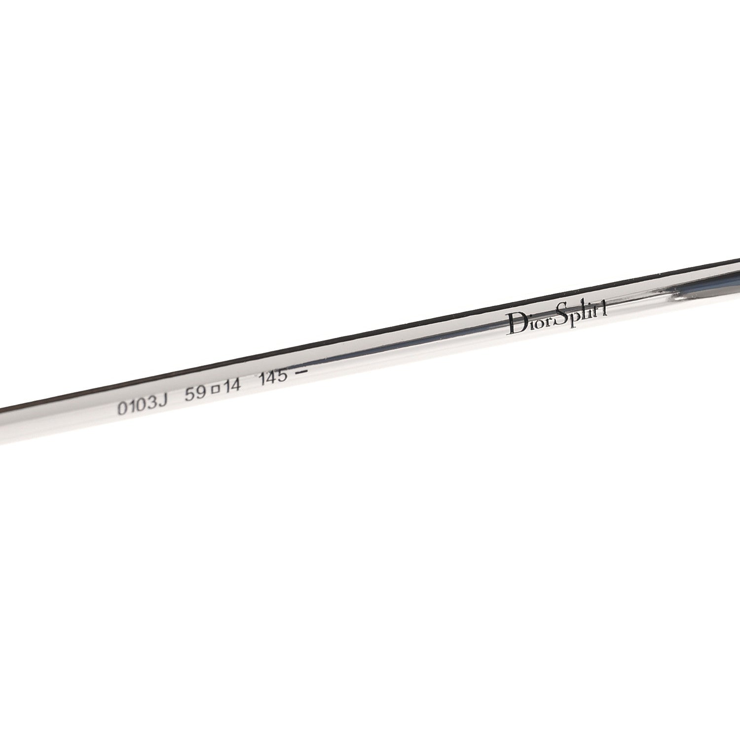 Christian Dior Split 1 Aviator Sunglasses Silver 6 of 7