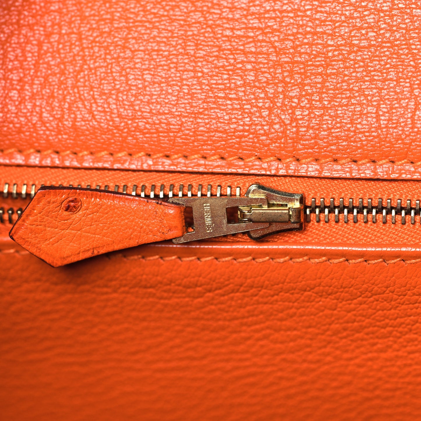 Ostrich Birkin 35 Orange