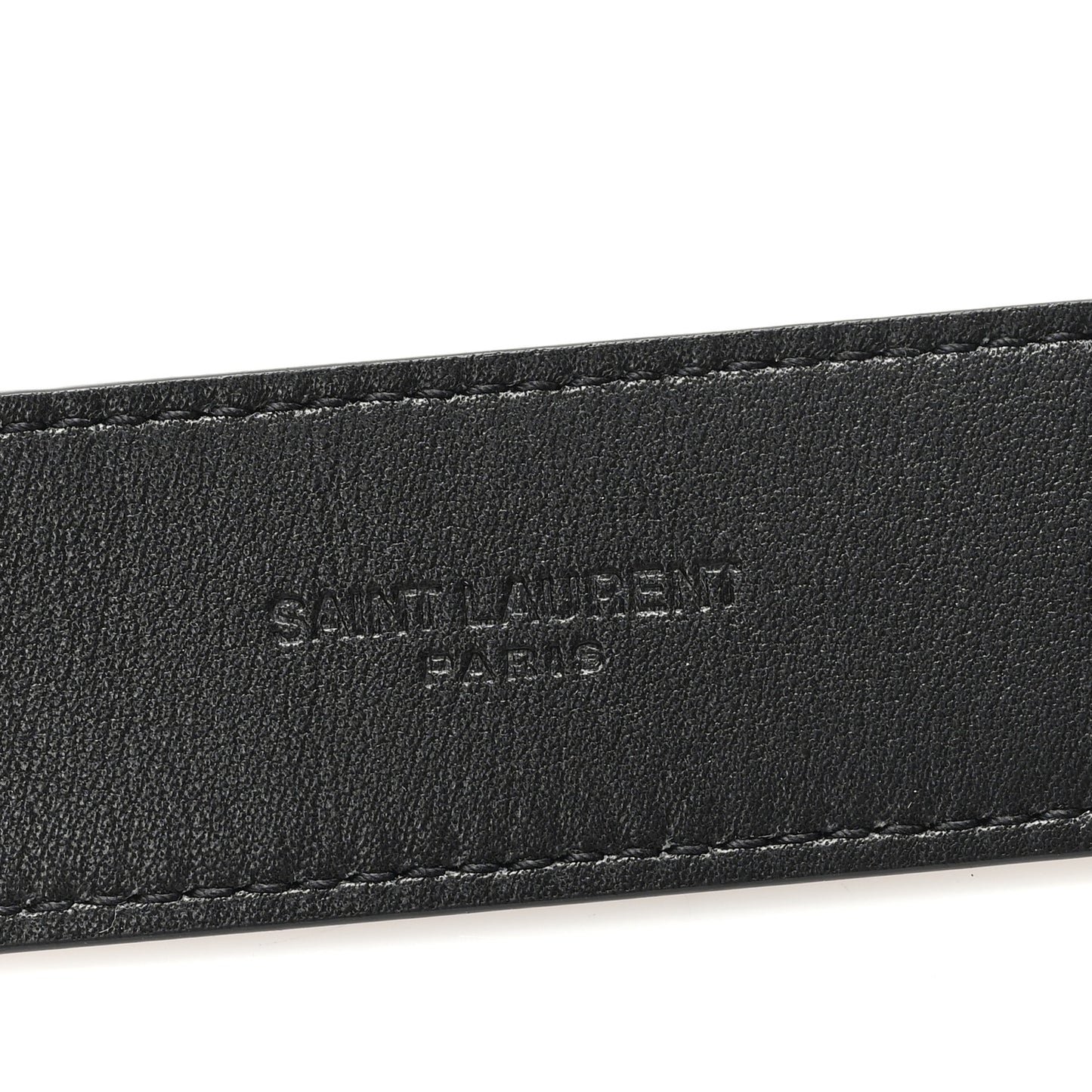Goatskin Monogram Cassandre Square Buckle Belt 70 28 Black
