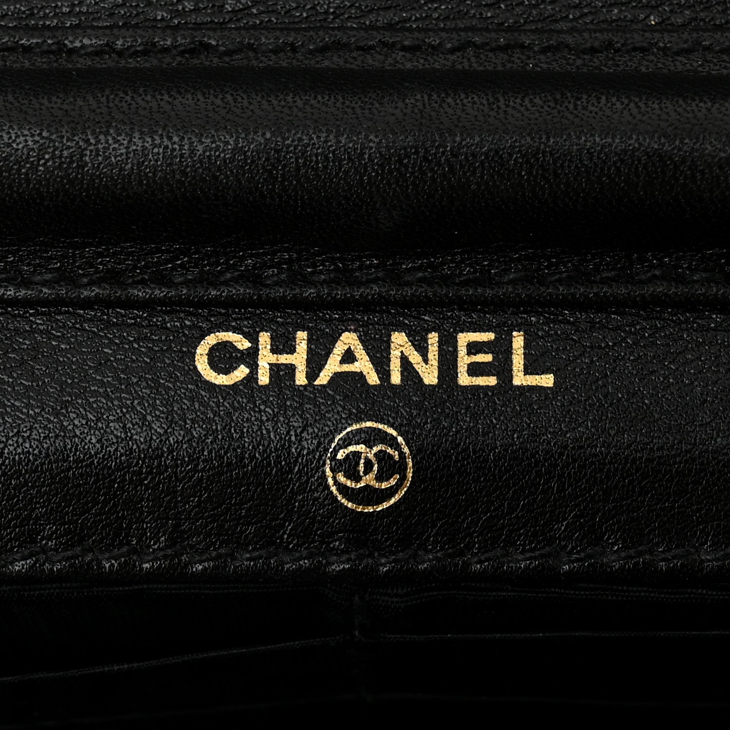 Chanel Caviar Timeless CC Wallet on Chain WOC Black 6 of 12