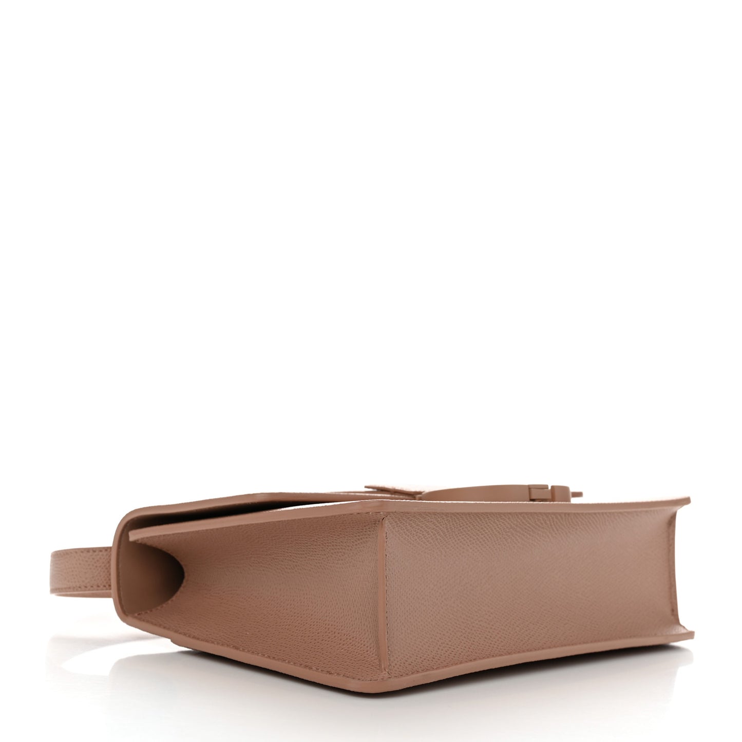 Ultra Matte Grained Calfskin 30 Montaigne Flap Bag Blush
