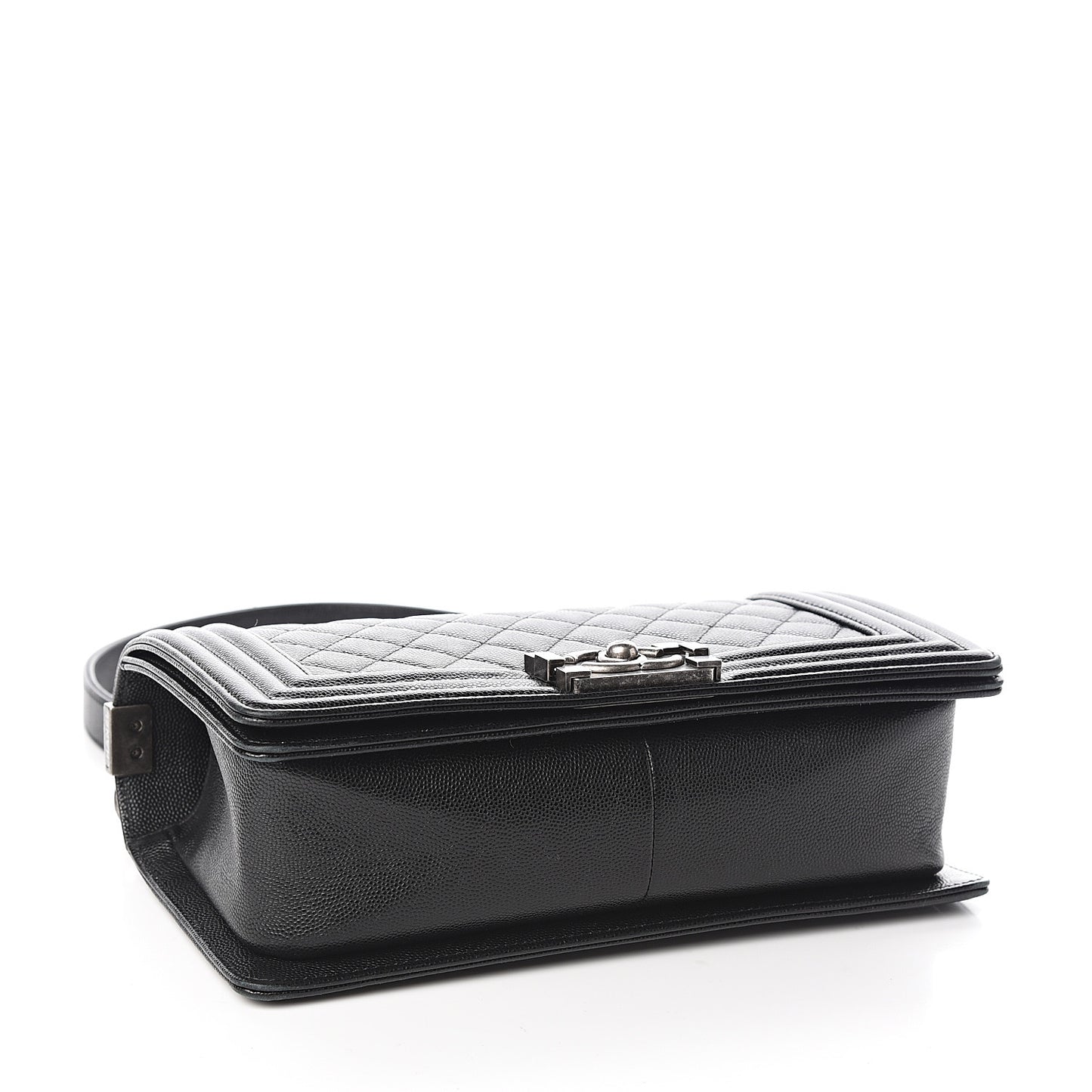 Caviar Quilted Medium Boy Flap Black