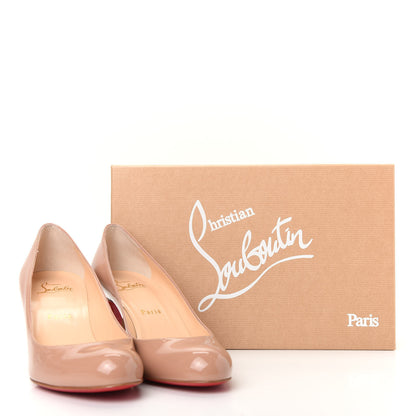 Christian Louboutin Patent Simple 70 Pumps 36.5 Nude 10 of 10